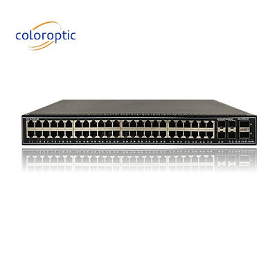 CE-laag 2 Enterprise Network Switch met 48*2.5GE, 4*10GE, 2*40GE-poorten