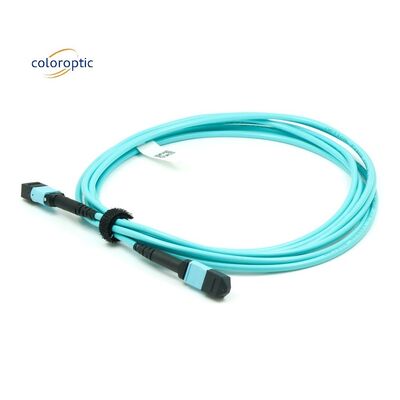 Glasvezel G652D OM3 MPO patch kabel 1m lengte voor zakelijke behoeften