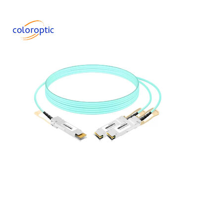CO-1X1CP AOC DAC kabel 400G OSFP naar 2x200G QSFP56 verbindingen