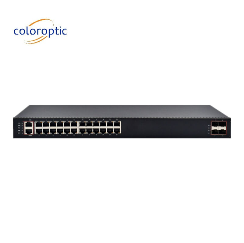 High Performance Layer 3 Core Network Switch met 24 poorten 4*10G SFP+ poorten