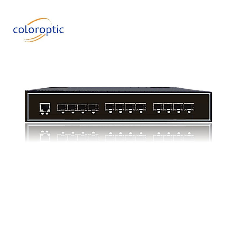 Industrial Intelligent Ethernet Switch met 8GE SFP 4 poorten 10GE SFP+ 1 console